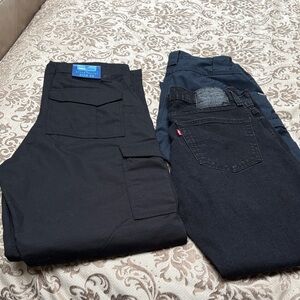 NWT United Uniforms Men's Black Pants plus 2 extras